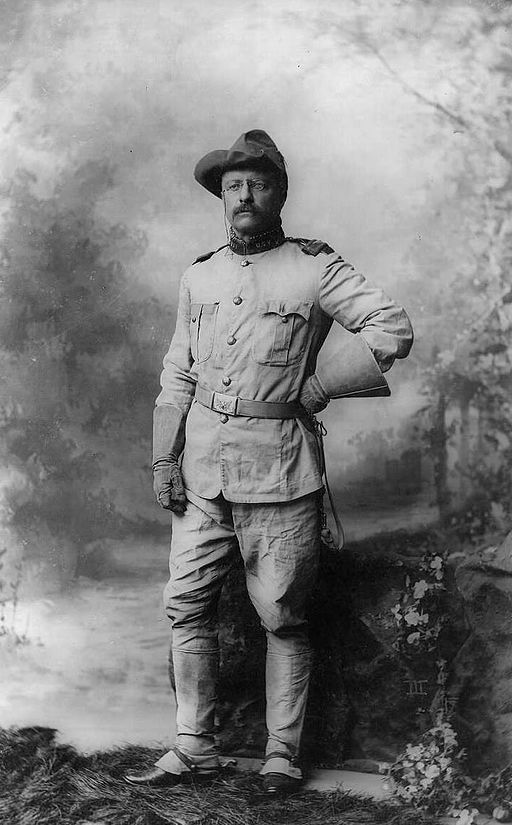 Theodore Roosevelt in military uniform, 1898